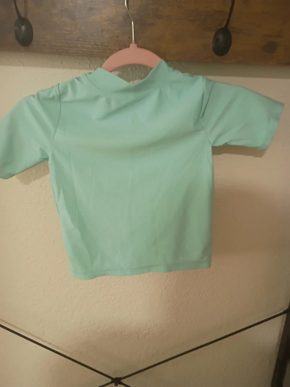 Carter's Mint Green Girls Swim Top with Unicorn Accent